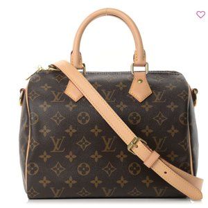 LOUIS VUITTON Monogram Speedy Bandouliere 25